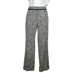 VINTAGE 80s Pierre Cardin Wool Herringbone Lined Trousers